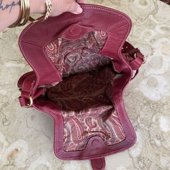 MAXXIMUM Genuine Pebble Leather Large Hobo Style Shoulder Bag - Picture 12 of 14